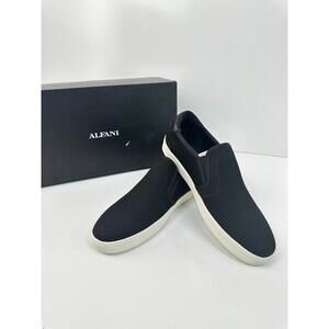 Alfani Men's Garnerr Knit Slip-on Sneakers, Exclusively at Macy's - Black, Size